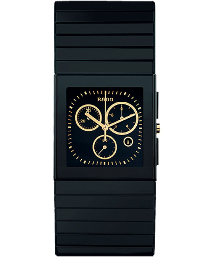 Часы Rado Ceramica R21735152 — мужские, черный