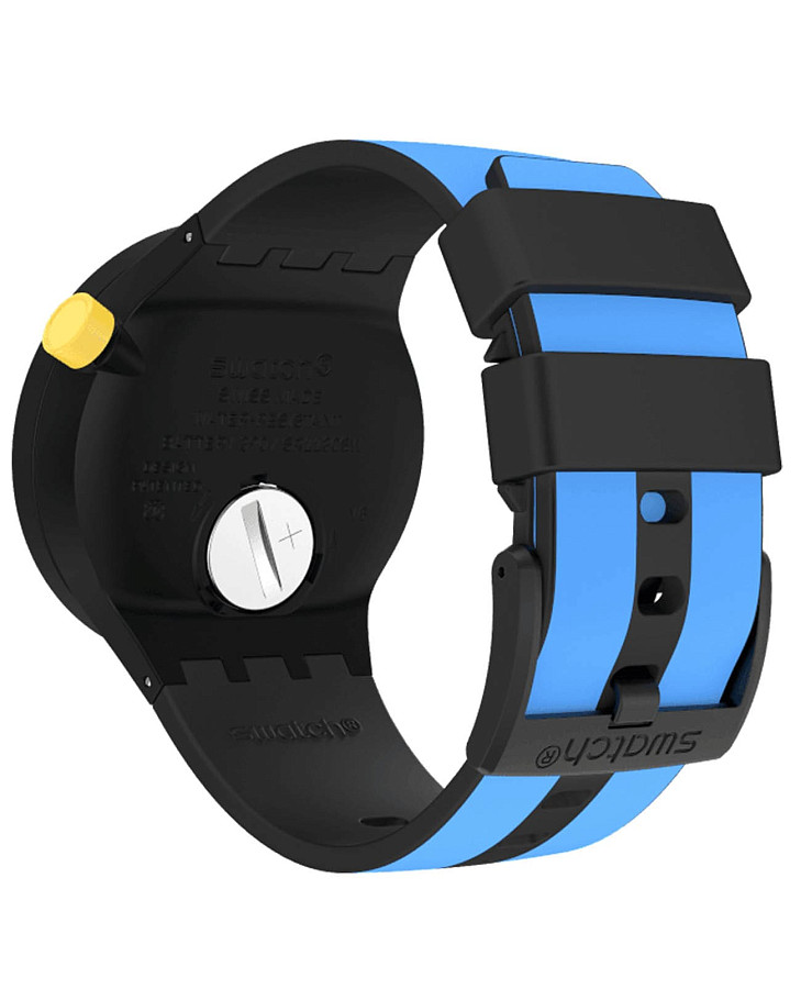 Часы Swatch Big Bold Bioceramic Lacquered SB03B108 — Швейцария, кварцевые