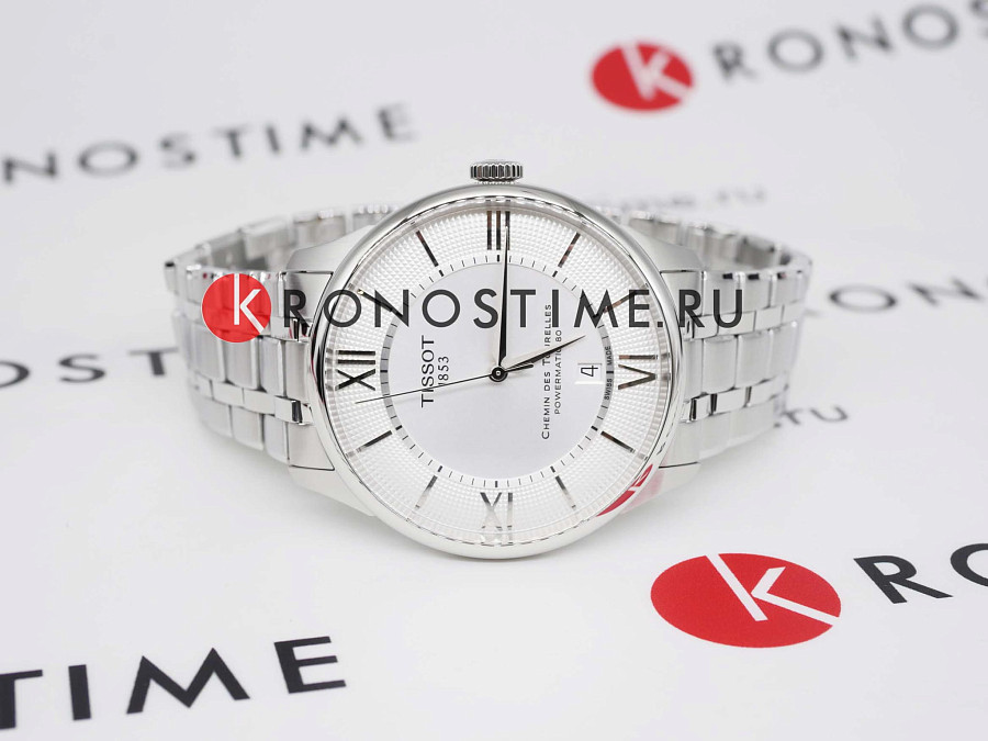 Часы Tissot Chemin des Tourelles Powermatic 80 42 mm T139.407.11.038.00 — артикул T1394071103800