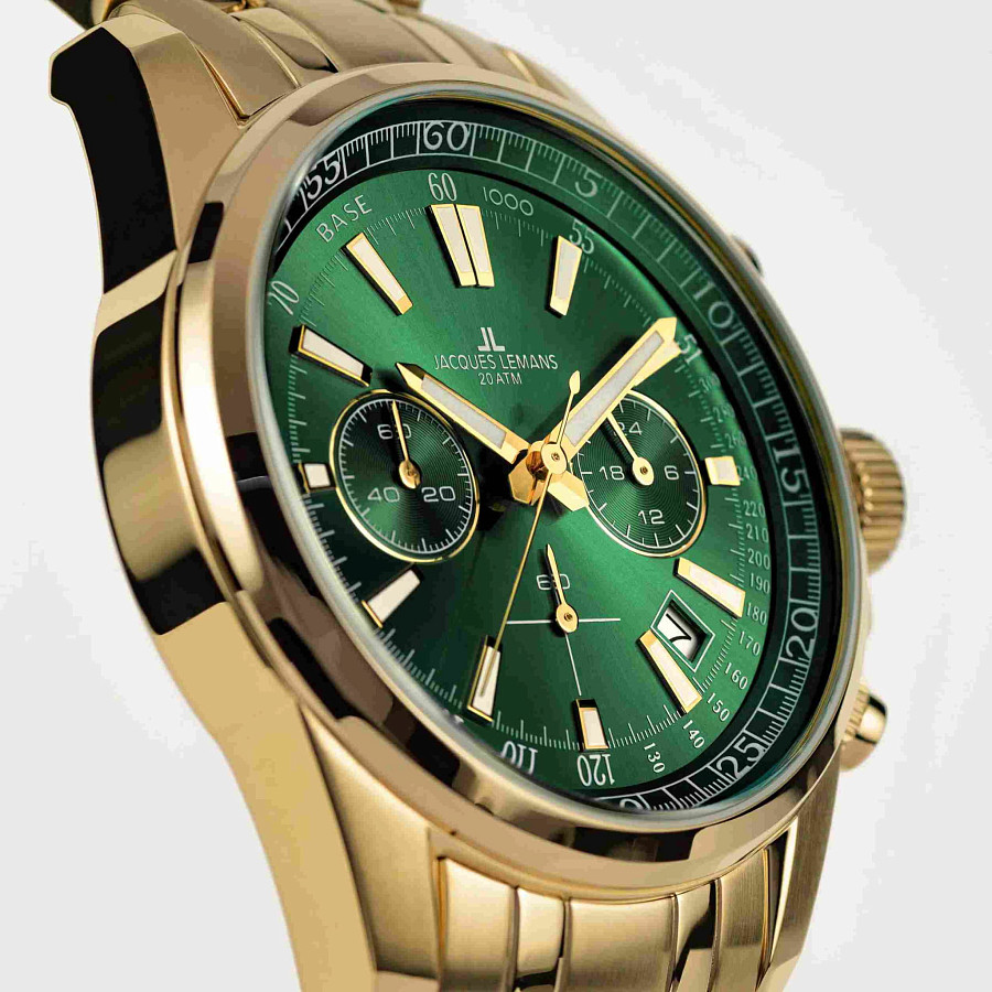 Часы Jacques Lemans Liverpool 1-2117ZK — нержавеющая сталь с pvd-покрытием, мужские