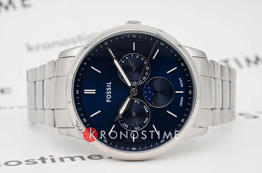 Часы Fossil Neutra FS5907 — кварцевые, металл сталь