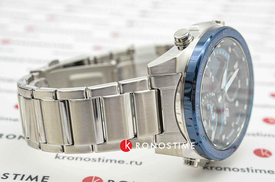 Часы Casio Edifice ECB-900DB-1BDR (ECB-900DB-1B) — черный, металл сталь