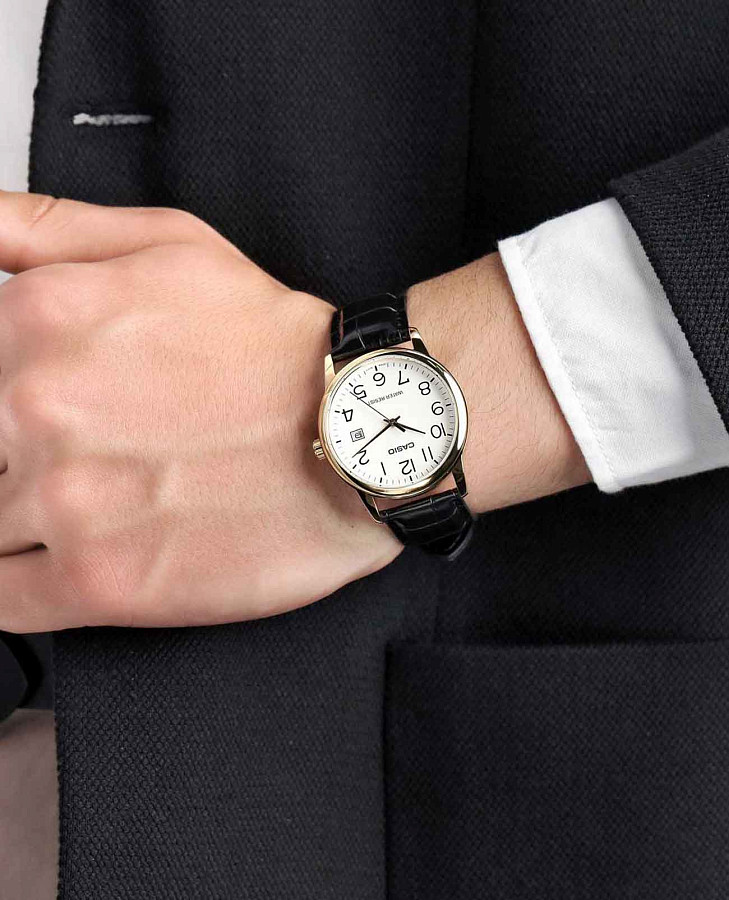 Часы Casio Collection MTP-V002GL-7B2UDF (MTP-V002GL-7B2) — сталь металл, Япония