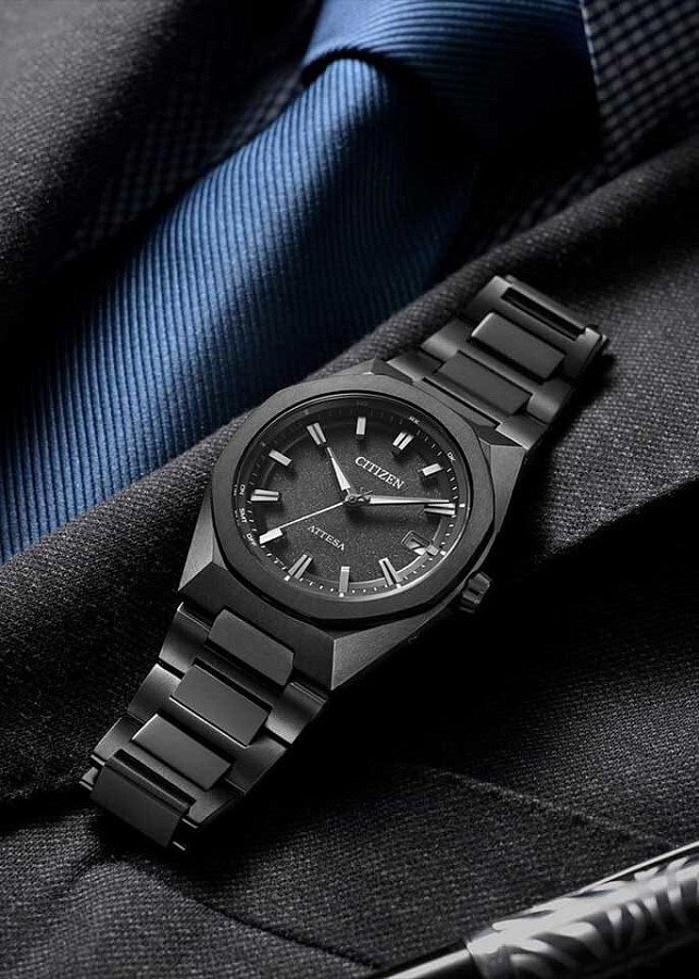 Часы Citizen Attesa CB3045-61E — титановый c dlc покрытием, мужские