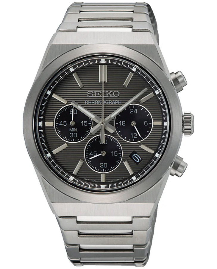 Часы Seiko Discover More SSB455P1 — мужские, черный