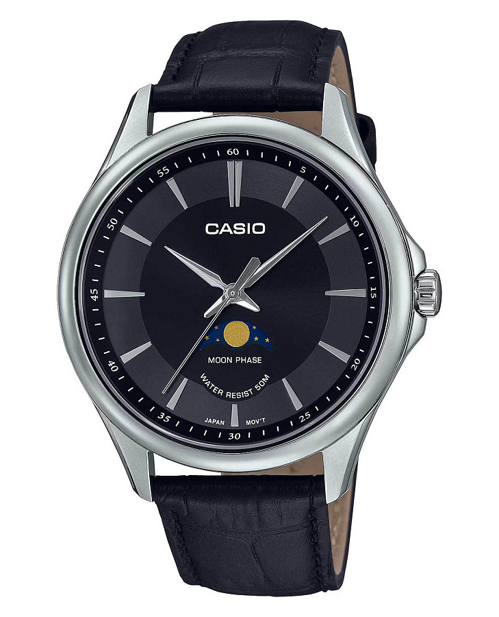 Часы Casio Collection MTP-M100L-1AVDF (MTP-M100L-1A) — мужские, черный