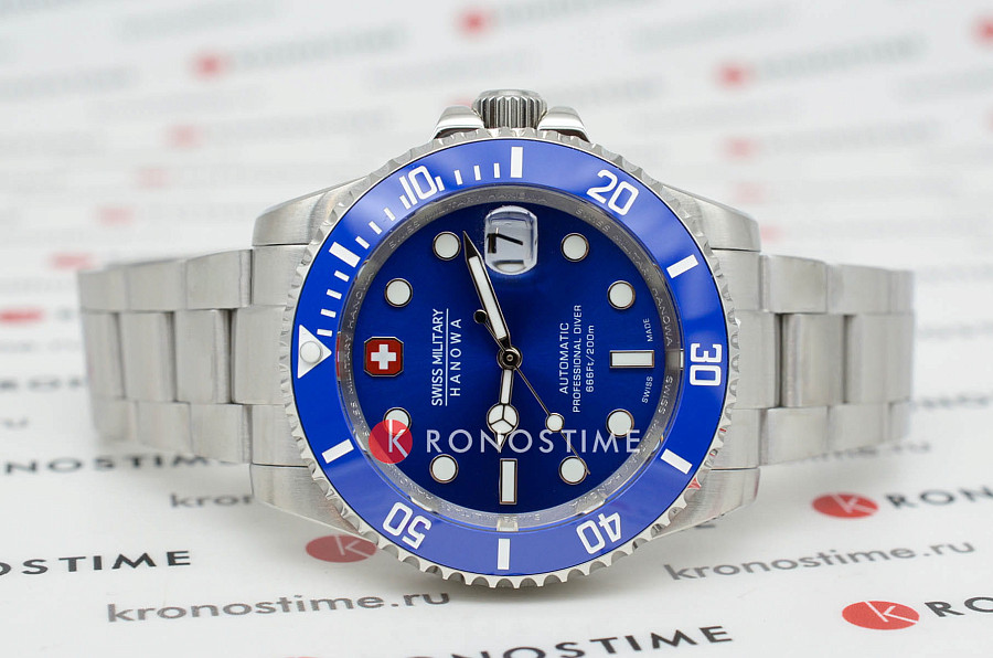 Часы Swiss Military Hanowa Sealord SMWGL0006304 — механические, сталь металл