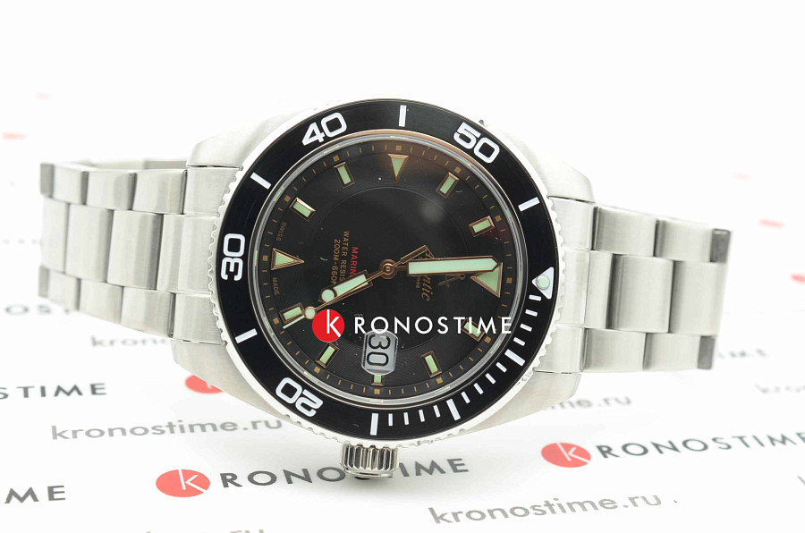 Часы Atlantic 80377.41.61R — кварцевые, металл сталь