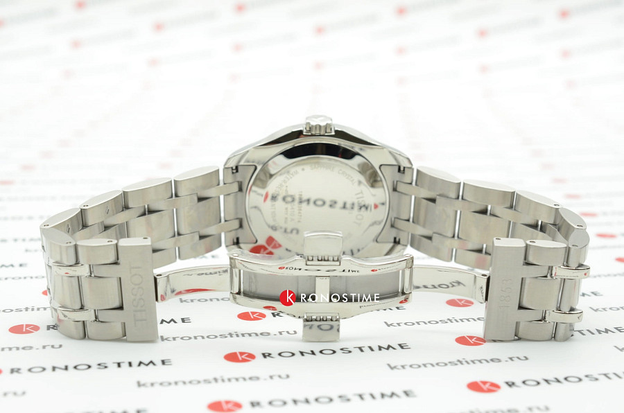 Часы Tissot Couturier T035.410.11.051.00 — черный, сталь металл