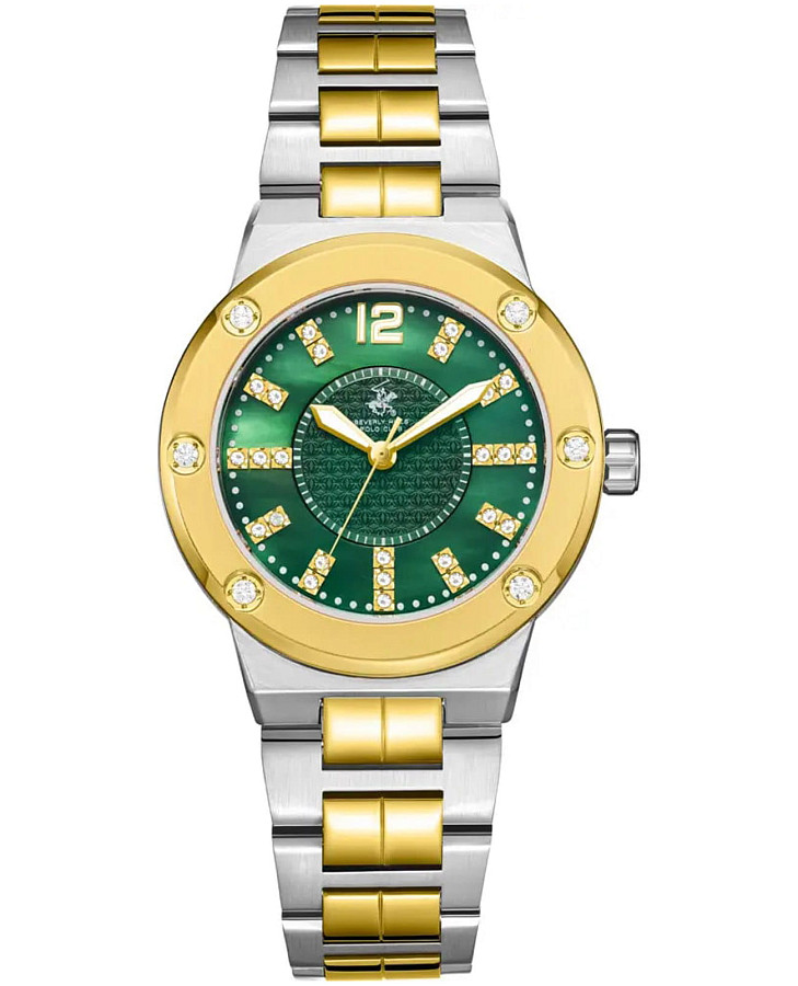 Часы Beverly Hills Polo Club BP3703C.270 — женские, зеленый