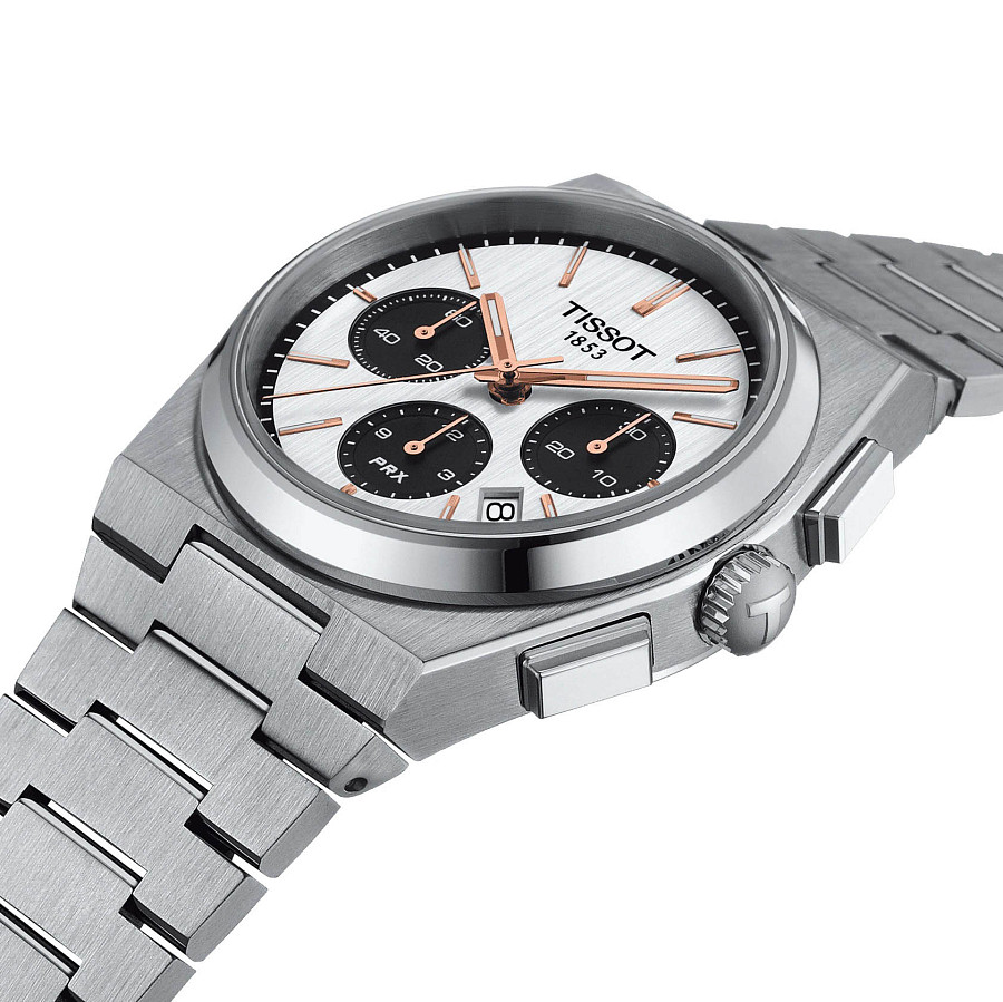 Часы Tissot PRX Automatic Chronograph T137.427.11.011.00 — нержавеющая сталь, мужские