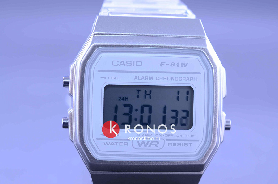 Часы Casio Collection F-91WS-7EF — кварцевые, пластик