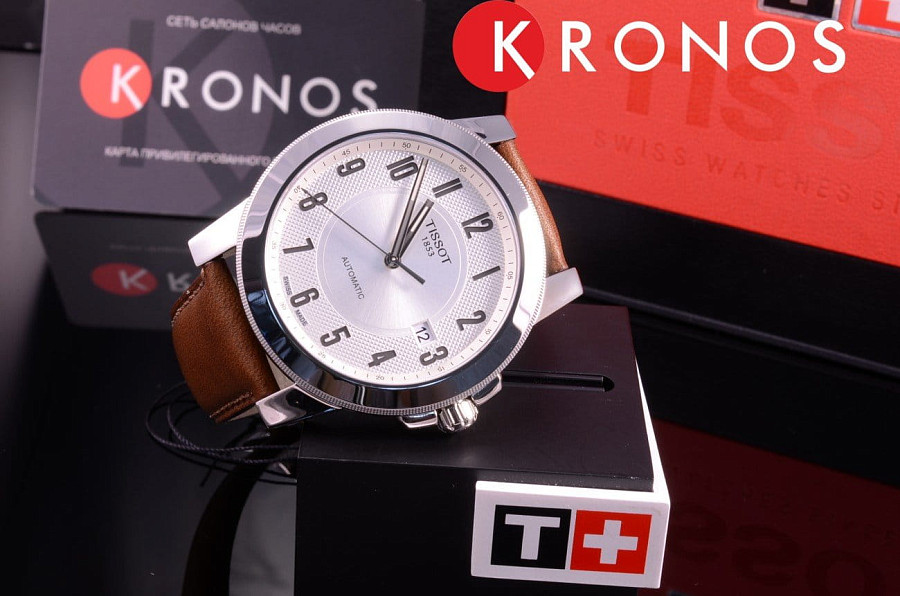 Часы Tissot Gentleman Swissmatic T098.407.16.032.00 — механические, сталь металл