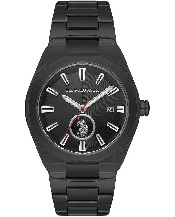 Часы U.S. Polo Assn. Fundamental USPA1062-03 — мужские, черный