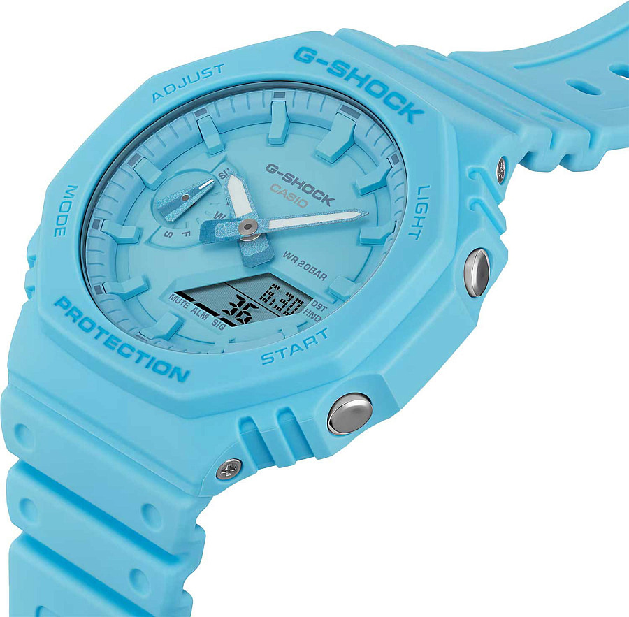 Часы Casio G-Shock GA-2100-2A2DR (GA-2100-2A2) — пластик, мужские