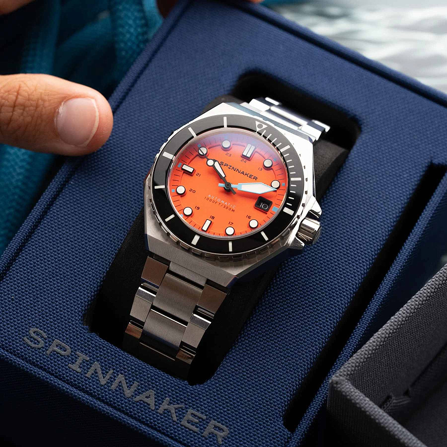Часы Spinnaker Dumas SP-5081-BB — нержавеющая сталь, мужские