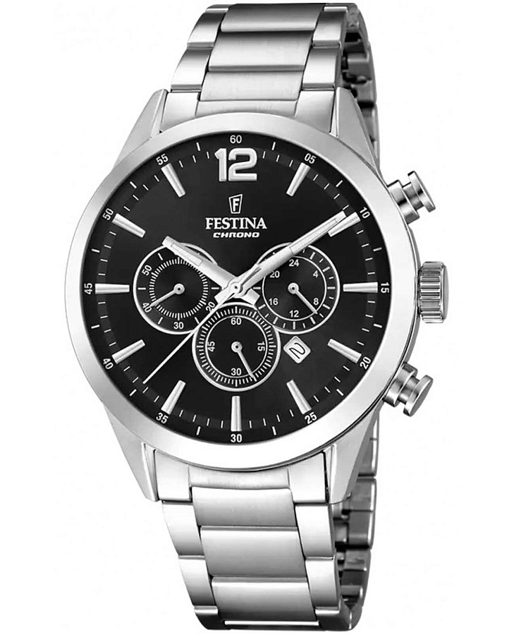 Часы Festina Timeless Chrono F20343/8 — мужские, черный