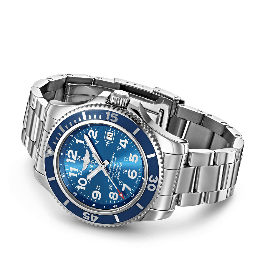 Часы Breitling Superocean II 42 A17365D11C1A1 — сталь металл, Швейцария