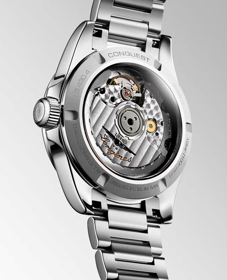 Часы Longines Conquest L3.430.4.97.6 — металл сталь, нержавеющая сталь