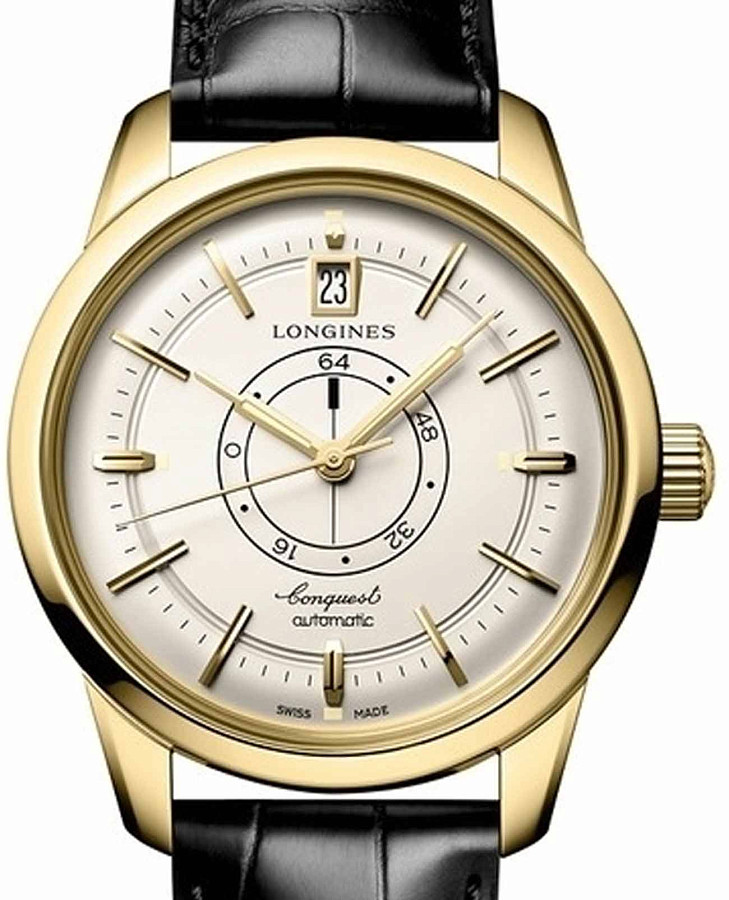 Часы Longines Heritage L1.648.6.78.2 — механические, металл золото