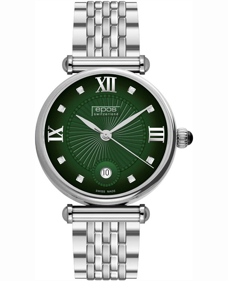 Часы Epos Ladies Quartz 8000.700.20.83.36 — женские, зеленый