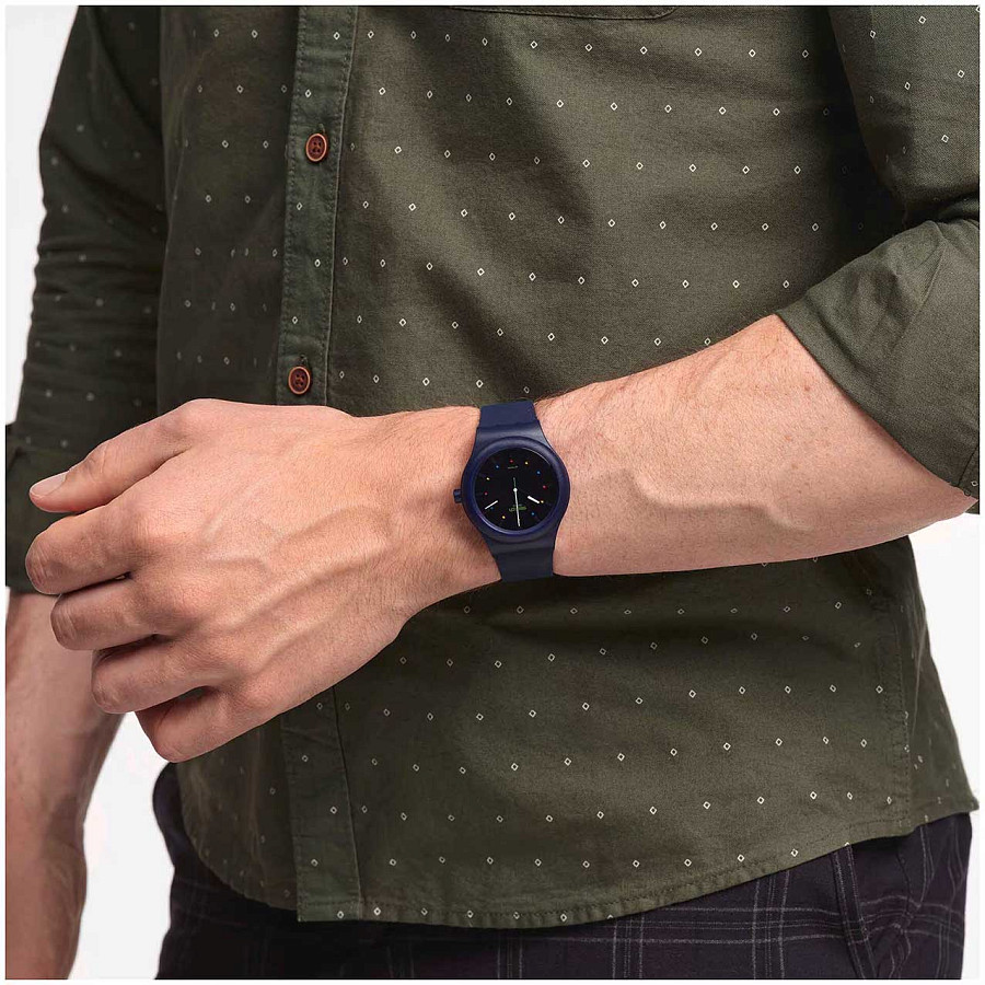 Часы Swatch Sistem51 Biosourced SO30N400 — пластик, биоматериал