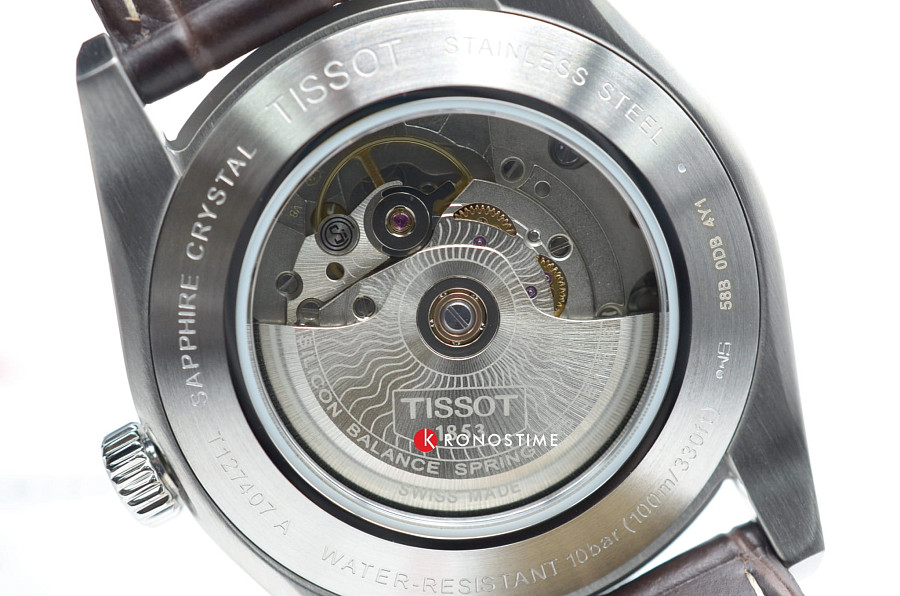 Часы Tissot Gentleman Powermatic 80 Silicium T127.407.16.051.01 — артикул T1274071605101, мужские