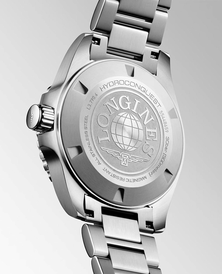 Часы Longines HydroConquest L3.790.4.56.6 — металл сталь керамика, Швейцария