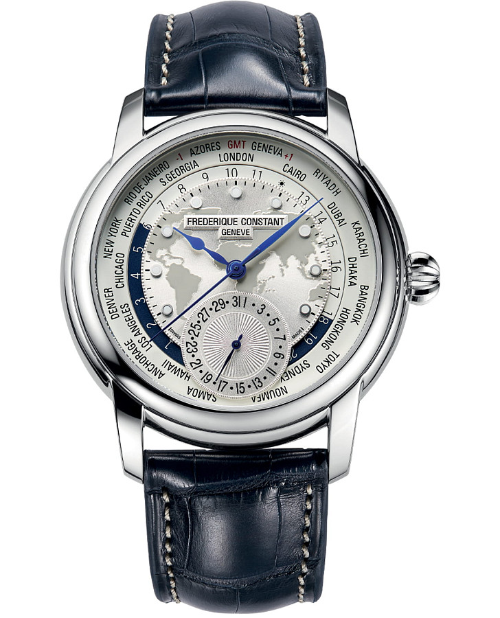 Часы Frederique Constant Worldtimer Manufacture FC-718WM4H6 — мужские