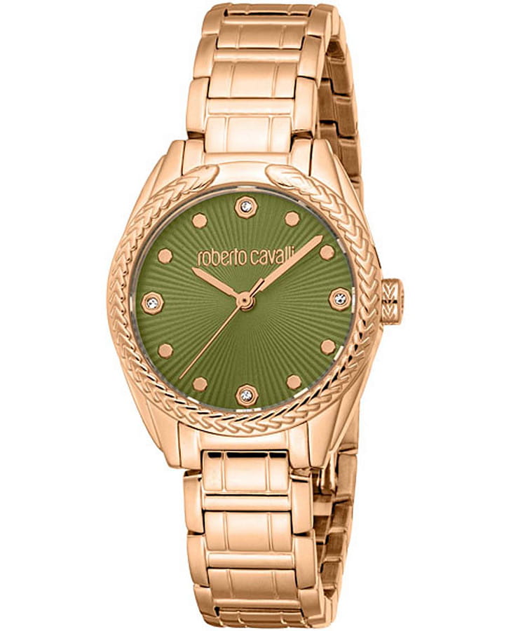 Часы Roberto Cavalli Mirabile RC5L118M0055 — женские, зеленый