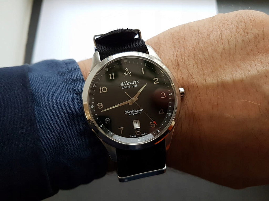Часы Atlantic 53750.41.63 — металл сталь, Швейцария