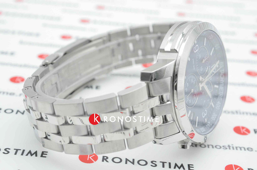 Часы Tissot PRC 200 Chronograph T114.417.11.047.00 — синий, сталь металл