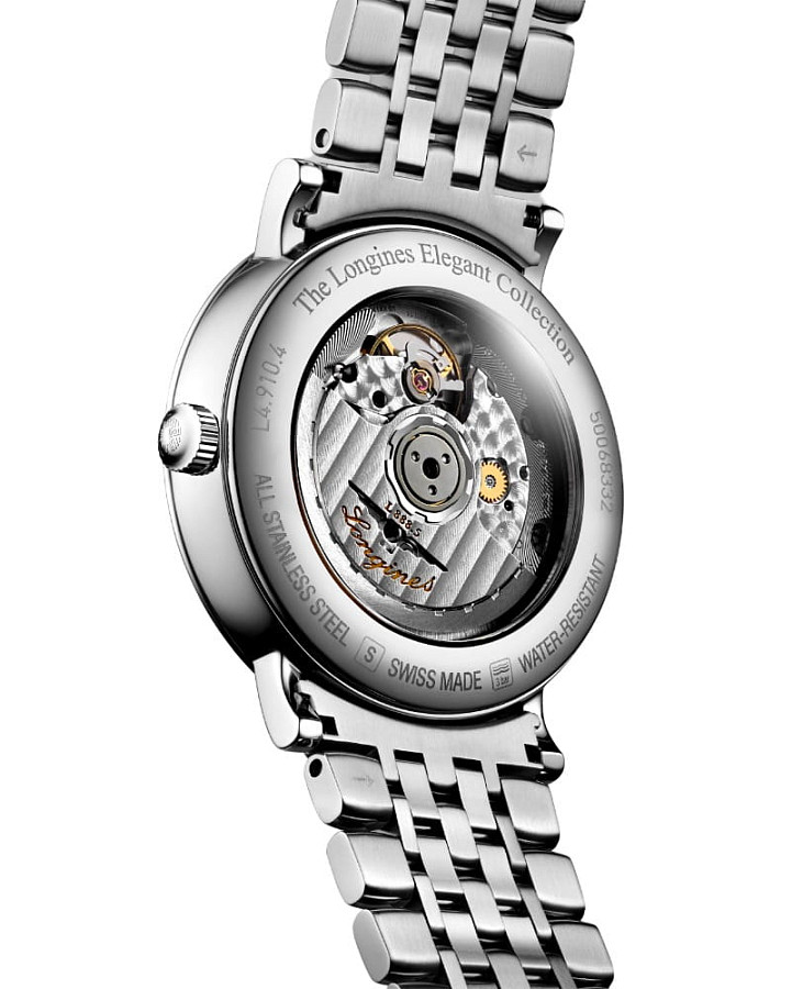 Часы Longines Elegant Collection L4.910.4.97.6 — механические, сталь металл