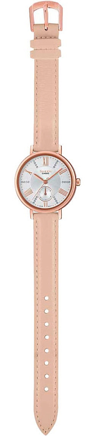 Часы Casio Sheen SHE-3048PGL-7BUER — женские, бежевый