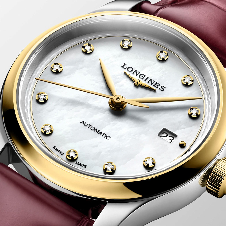 Часы Longines Master Collection L2.449.5.87.2 — кожаный, женские