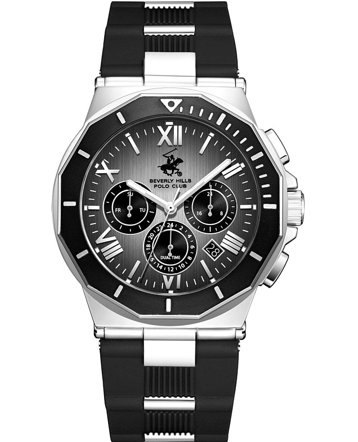 Часы Beverly Hills Polo Club BP3887X.351 — мужские, серый