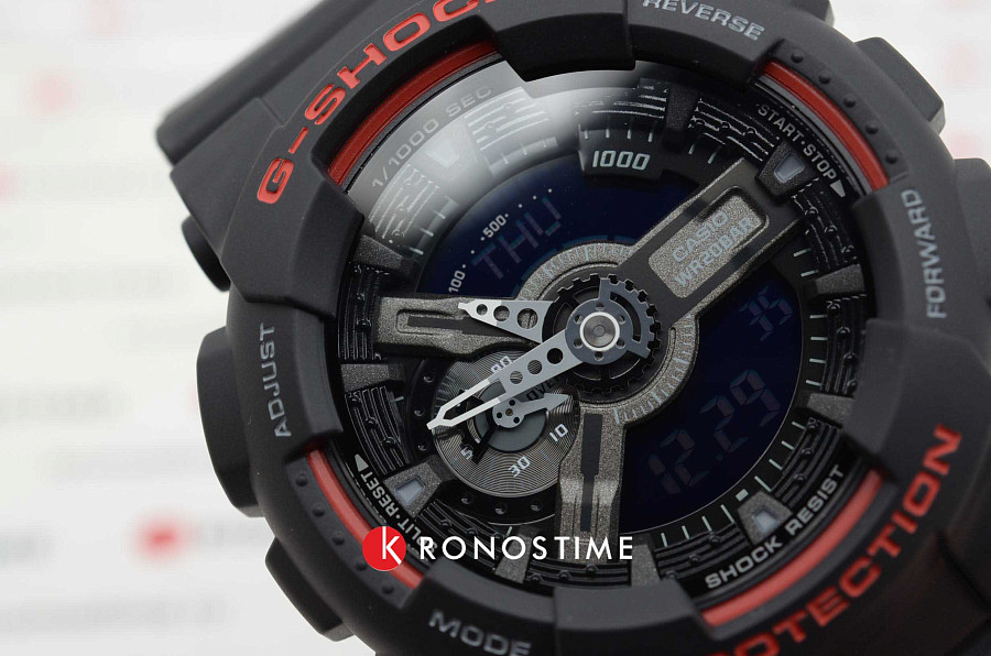 Часы Casio G-Shock GA-110HR-1ADR (GA-110HR-1A) — электронные, Япония, мужские