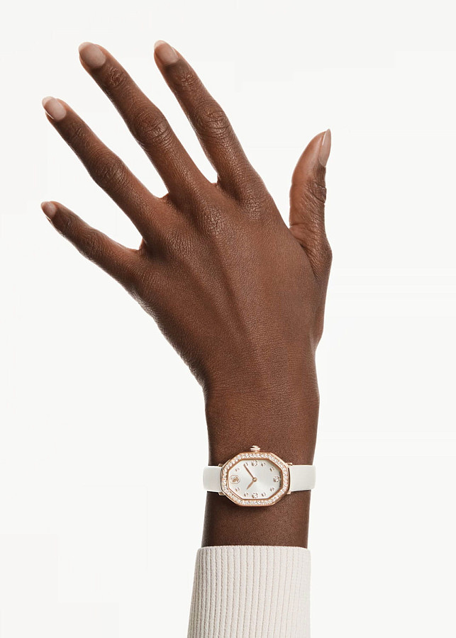 Часы Swarovski Dextera Octagon 5730208 — женские, кожаный