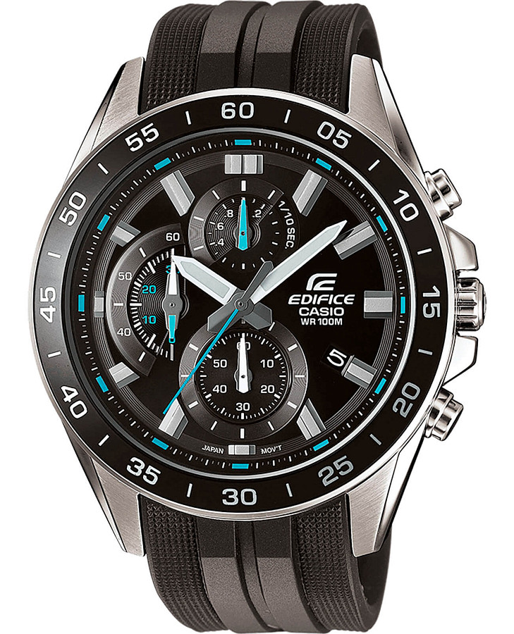 Часы Casio Edifice EFV-550P-1AVUDF (EFV-550P-1A) — мужские, черный