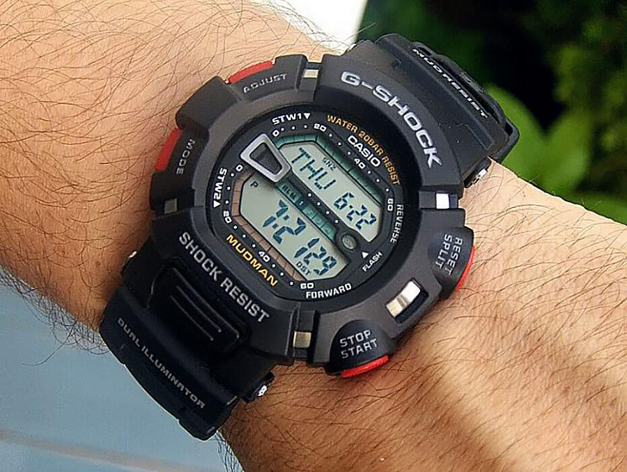 Часы Casio G-Shock G-9000-1VER — пластик, пластик