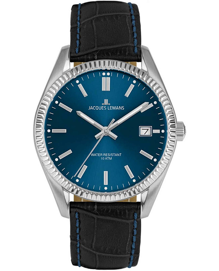 Часы Jacques Lemans Derby 50-3R — мужские, синий