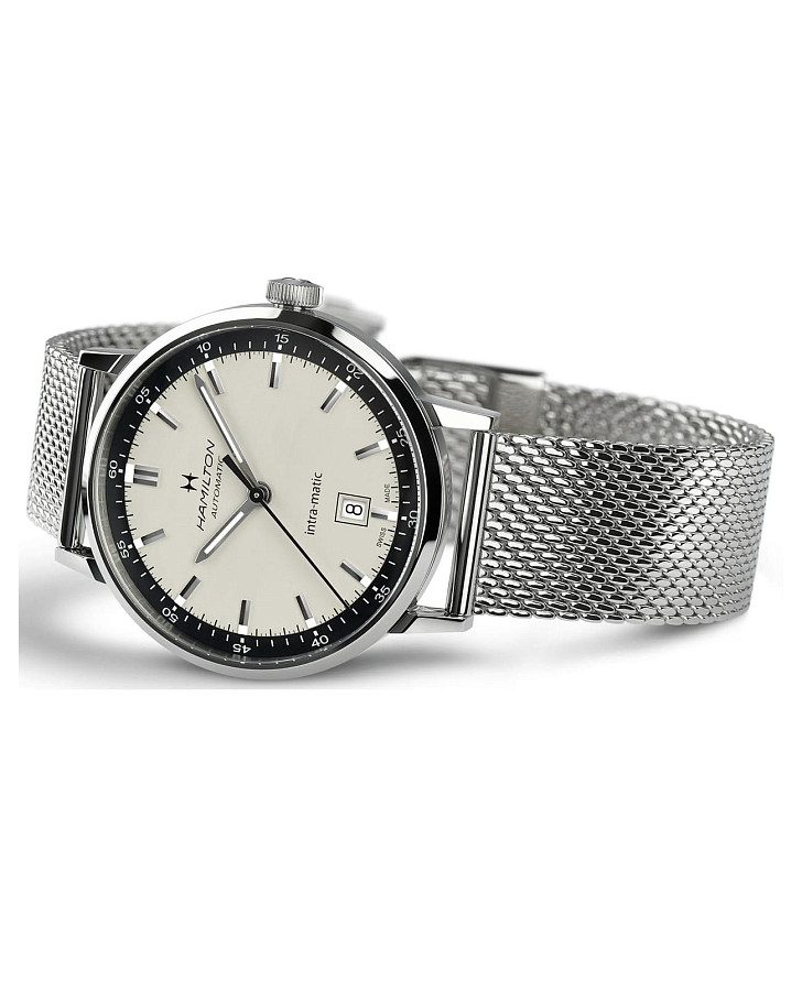 Часы Hamilton American Classic Intra-Matic Auto H38425120 — нержавеющая сталь, мужские