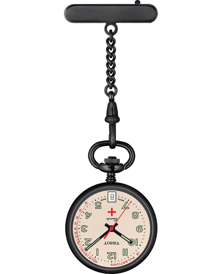 Часы Tissot Pendants Infirmiere T81.7.224.92 — женские, бежевый