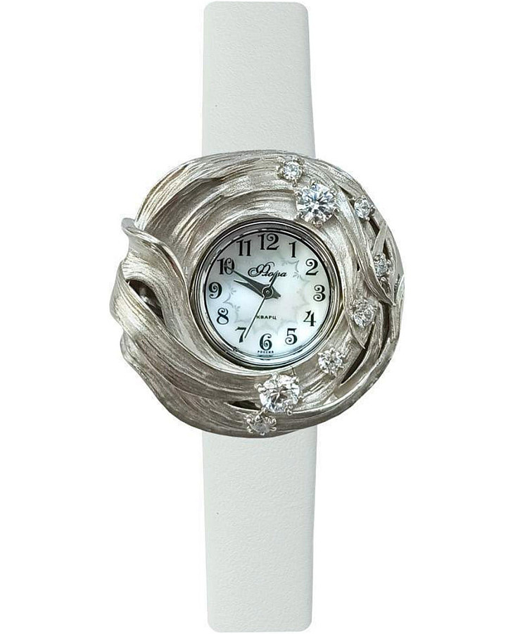 Часы УЧЗ Flora 1143S20-B2L2-2 Росинка — женские, перламутровый