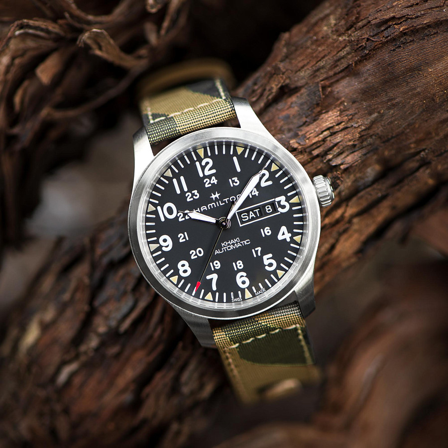 Часы Hamilton Khaki Field Day Date Auto H70535031 — Швейцария, механические