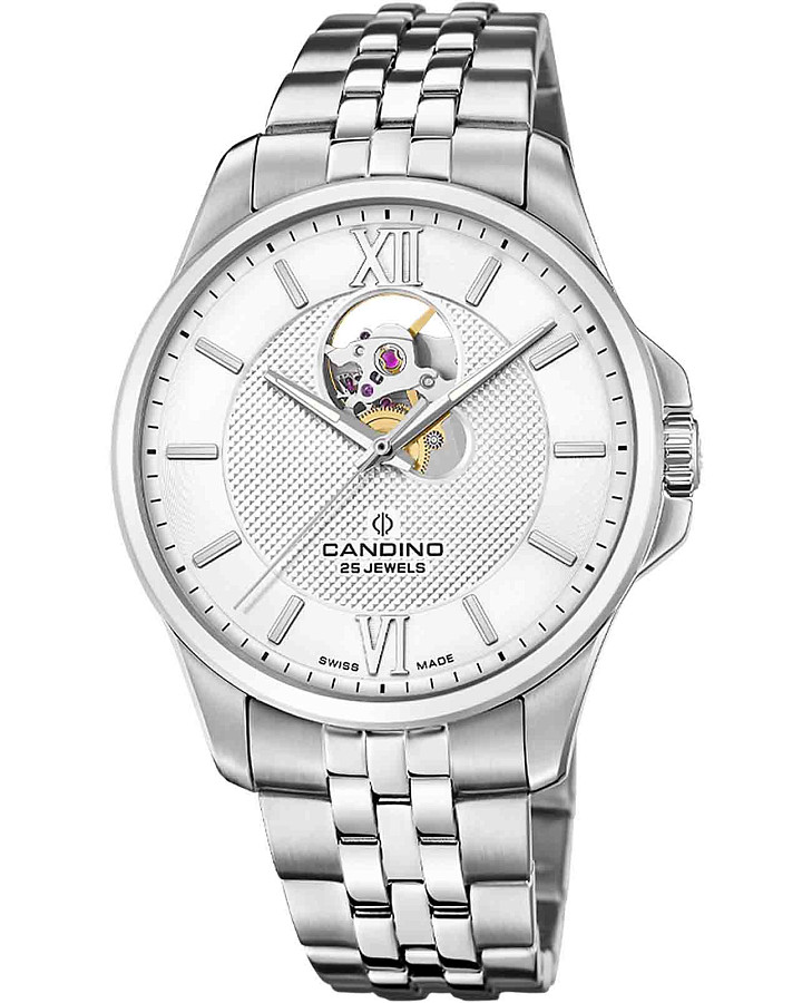 Часы Candino Automatic C4780/1 — мужские, белый
