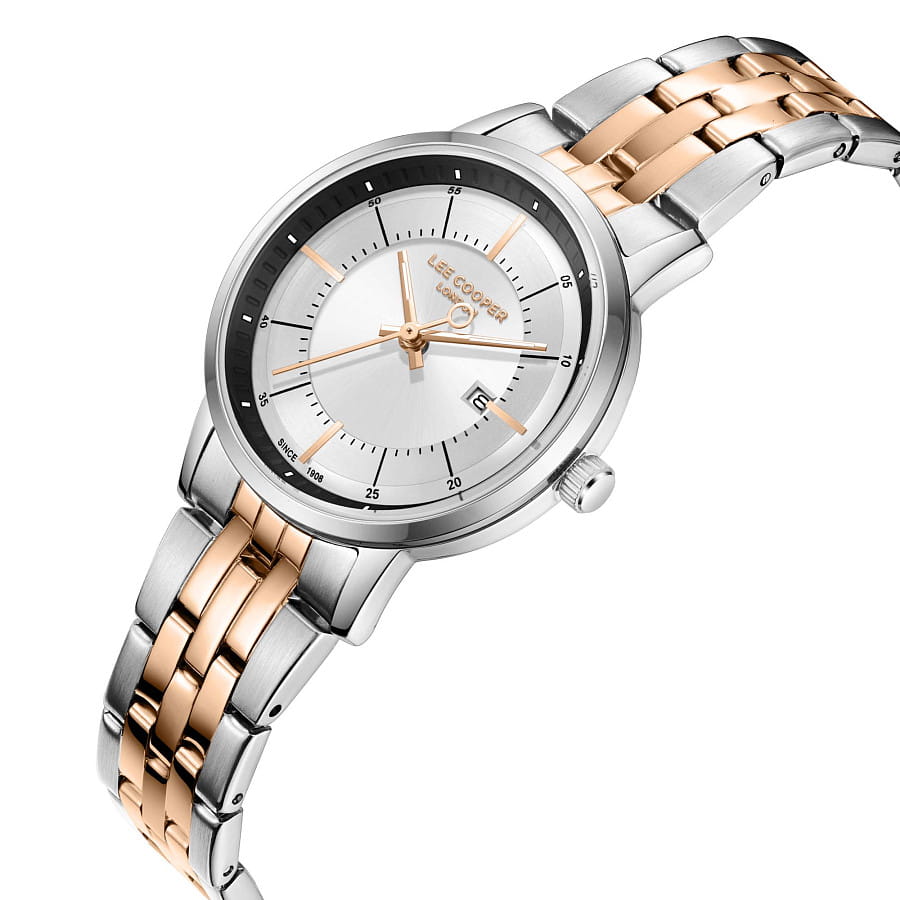 Часы Lee Cooper LC08165.530 — кварцевые, металл сталь