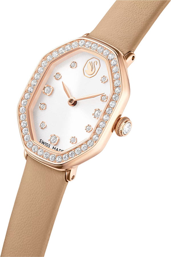 Часы Swarovski Dextera Octagon 5730184 — кожаный, женские