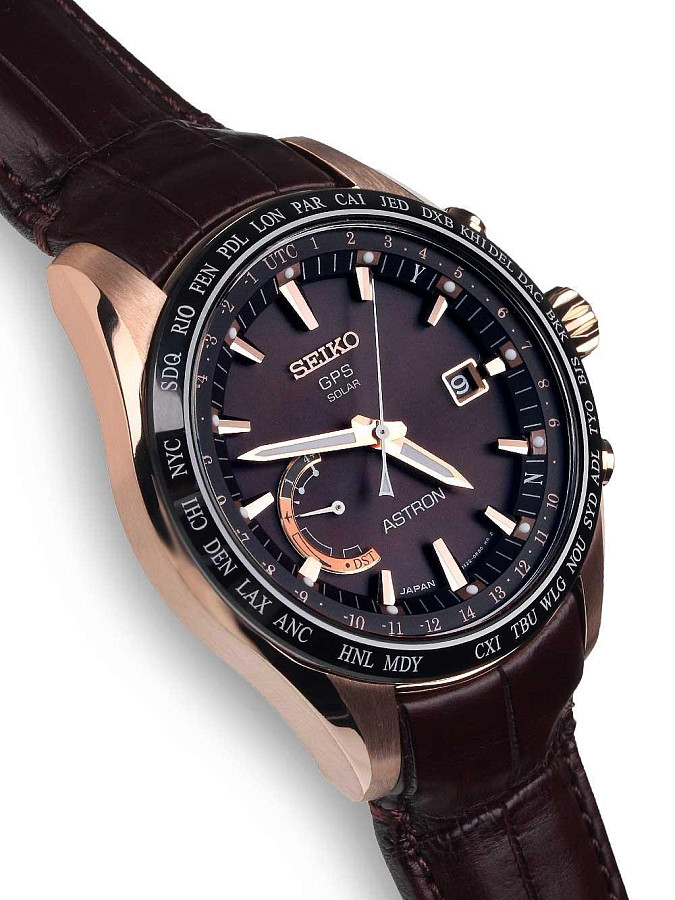 Часы Seiko Astron GPS Solar SSE096J1 — титан, Япония