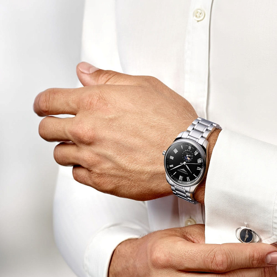 Часы Longines Master Collection L2.919.4.51.6 — мужские, нержавеющая сталь